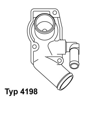 Obrázok Termostat chladenia BorgWarner (Wahler)  419892D