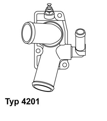 Obrázok Termostat chladenia BorgWarner (Wahler)  420192D