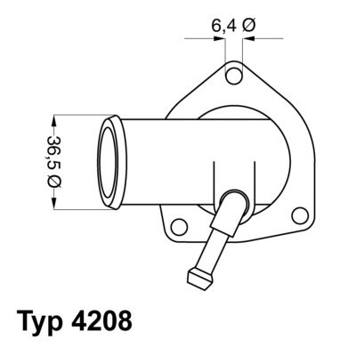 Obrázok Termostat chladenia BorgWarner (Wahler)  420892D