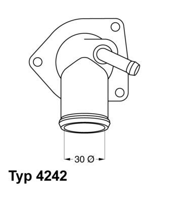 Obrázok Termostat chladenia BorgWarner (Wahler)  424292D