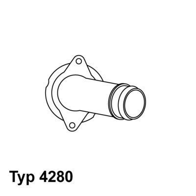 Obrázok Termostat chladenia BorgWarner (Wahler)  428080D