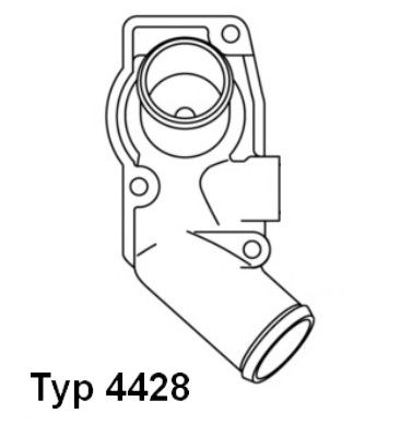 Obrázok Termostat chladenia BorgWarner (Wahler)  442892D