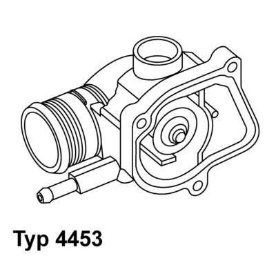 Obrázok Termostat chladenia BorgWarner (Wahler)  445387D