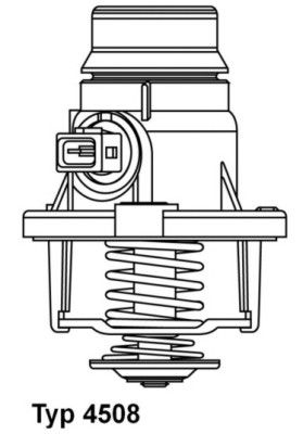 Obrázok Termostat chladenia BorgWarner (Wahler)  4508101D