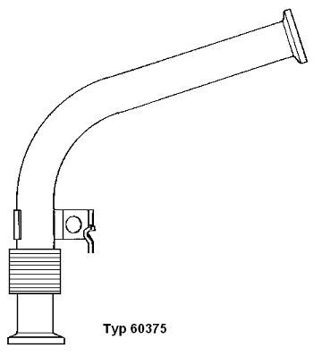 Obrázok Potrubie AGR-ventilu BorgWarner (Wahler)  60375D