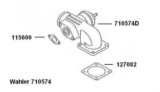 Obrázok AGR - Ventil BorgWarner (Wahler)  710574D