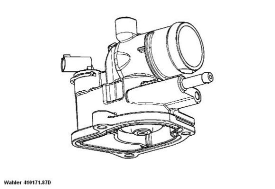 Obrázok Termostat chladenia BorgWarner (Wahler)  41017187D