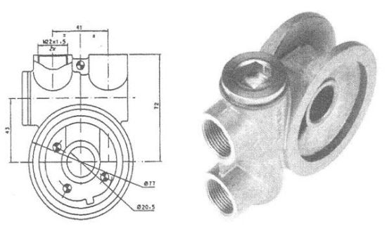 Obrázok Termostat chladenia oleja BorgWarner (Wahler)  41069271D