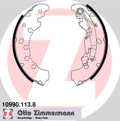 Obrázok Sada brzdových čeľustí ZIMMERMANN  109901138
