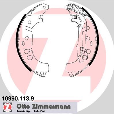 Obrázok Sada brzdových čeľustí ZIMMERMANN  109901139
