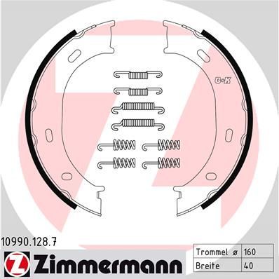 Obrázok Sada brzd. čeľustí parkov. brzdy ZIMMERMANN  109901287