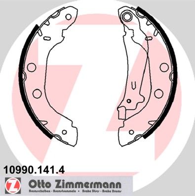 Obrázok Sada brzdových čeľustí ZIMMERMANN  109901414