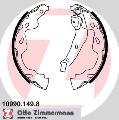 Obrázok Sada brzdových čeľustí ZIMMERMANN  109901498