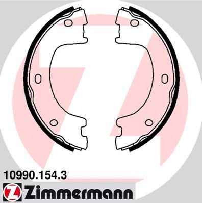 Obrázok Sada brzd. čeľustí parkov. brzdy ZIMMERMANN  109901543