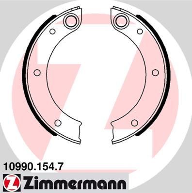 Obrázok Sada brzd. čeľustí parkov. brzdy ZIMMERMANN  109901547