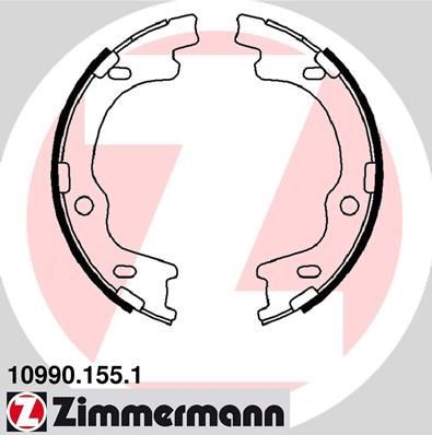 Obrázok Sada brzd. čeľustí parkov. brzdy ZIMMERMANN  109901551