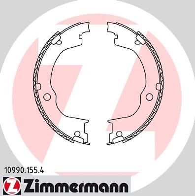 Obrázok Sada brzd. čeľustí parkov. brzdy ZIMMERMANN  109901554