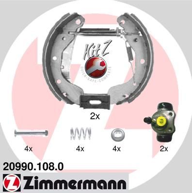 Obrázok Sada brzdových čeľustí ZIMMERMANN KIT Z 209901080