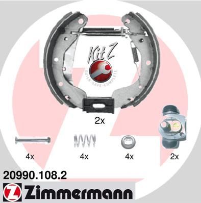 Obrázok Sada brzdových čeľustí ZIMMERMANN KIT Z 209901082
