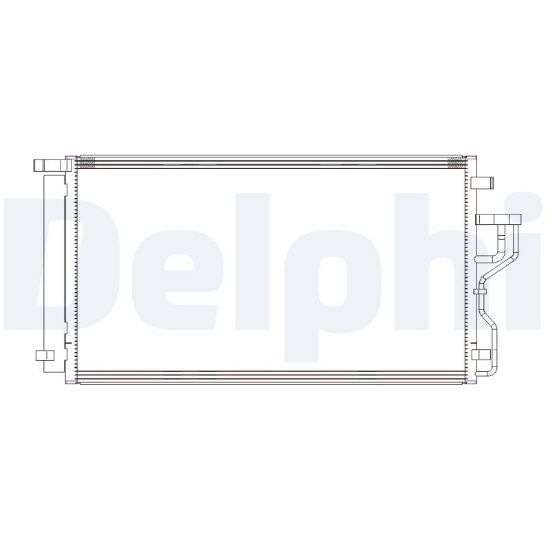 Obrázok Kondenzátor klimatizácie DELPHI  CF20290
