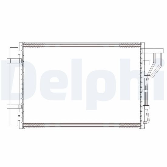 Obrázok Kondenzátor klimatizácie DELPHI  CF20302