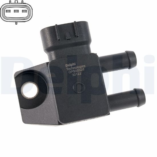 Obrázok Snímač tlaku výfukových plynov DELPHI  DPS0002812B1