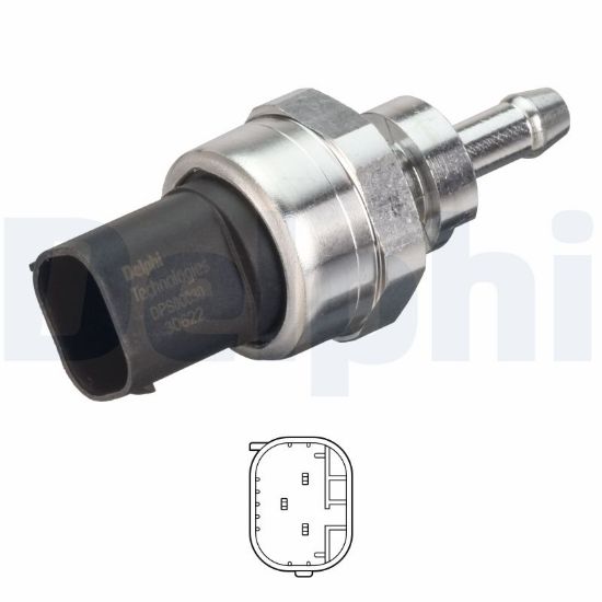 Obrázok Snímač tlaku výfukových plynov DELPHI  DPS0003012B1