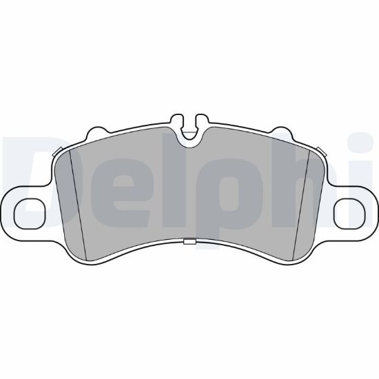 Obrázok Sada brzdových platničiek kotúčovej brzdy DELPHI  LP3308
