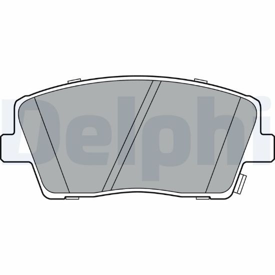 Obrázok Sada brzdových platničiek kotúčovej brzdy DELPHI  LP3390