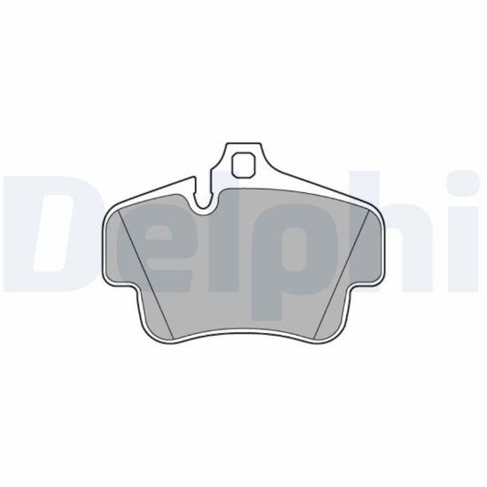 Obrázok Sada brzdových platničiek kotúčovej brzdy DELPHI  LP3586