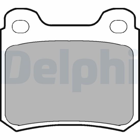 Obrázok Sada brzdových platničiek kotúčovej brzdy DELPHI  LP915