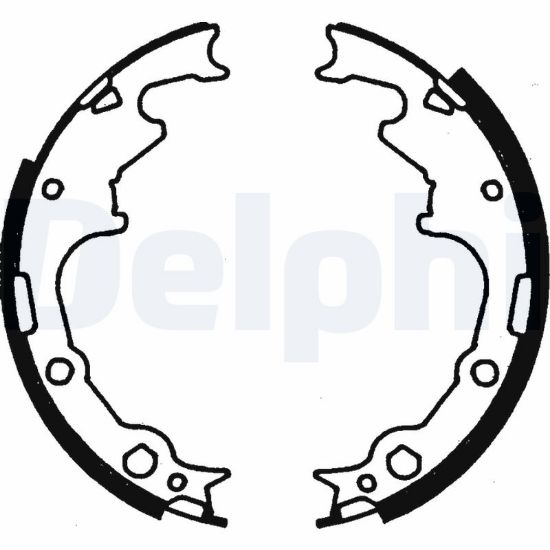 Obrázok Sada brzdových čeľustí DELPHI  LS1780