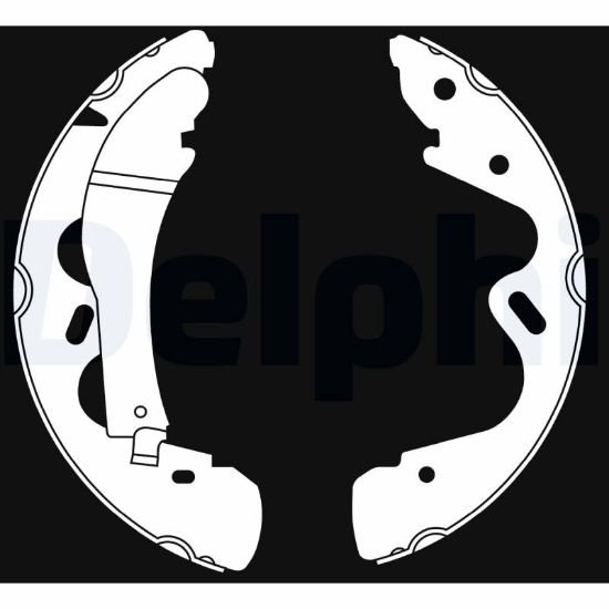 Obrázok Sada brzdových čeľustí DELPHI  LS2019