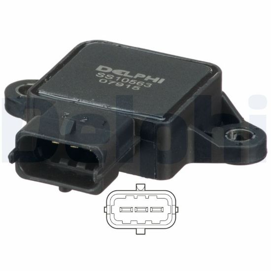 Obrázok Snímač polohy żkrtiacej klapky DELPHI  SS1056312B1