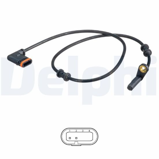 Obrázok Snímač počtu otáčok kolesa DELPHI  SS20550