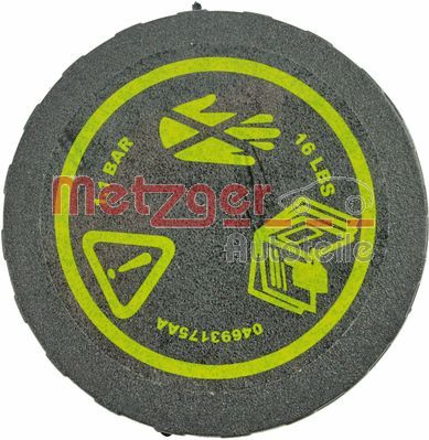 Obrázok Uzatvárací kryt, nádobka chladiacej kvapaliny METZGER  2140152