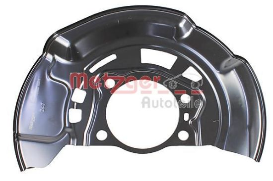 Obrázok Ochranný plech proti rozstreku, Brzdový kotúč METZGER GREENPARTS 6115457