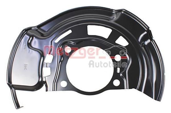 Obrázok Ochranný plech proti rozstreku, Brzdový kotúč METZGER GREENPARTS 6115458