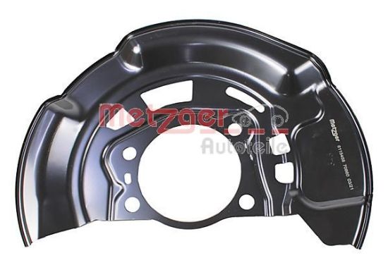 Obrázok Ochranný plech proti rozstreku, Brzdový kotúč METZGER GREENPARTS 6115458