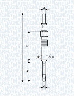 Obrázok żeraviaca sviečka MAGNETI MARELLI  062900039304