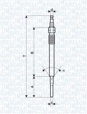 Obrázok żeraviaca sviečka MAGNETI MARELLI  062900051304