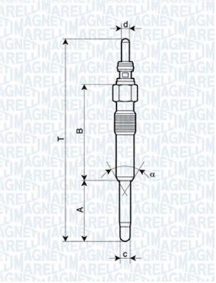 Obrázok żeraviaca sviečka MAGNETI MARELLI  062900006304