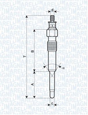 Obrázok żeraviaca sviečka MAGNETI MARELLI  062900007304