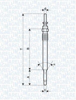 Obrázok żeraviaca sviečka MAGNETI MARELLI  062900009304
