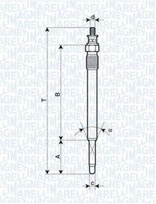 Obrázok żeraviaca sviečka MAGNETI MARELLI  062900013304