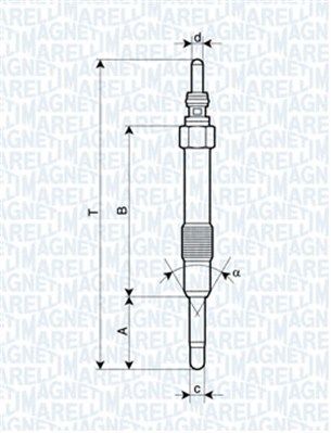 Obrázok żeraviaca sviečka MAGNETI MARELLI  062900014304