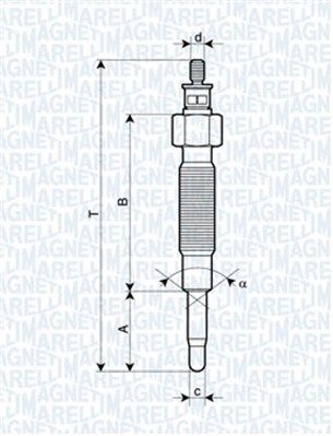 Obrázok żeraviaca sviečka MAGNETI MARELLI  062900019304