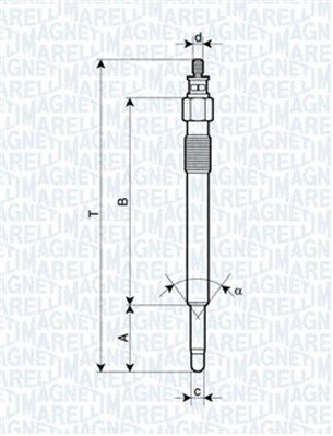 Obrázok żeraviaca sviečka MAGNETI MARELLI  062900020304