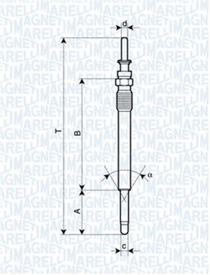 Obrázok żeraviaca sviečka MAGNETI MARELLI  062900025304