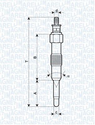 Obrázok żeraviaca sviečka MAGNETI MARELLI  062581201304